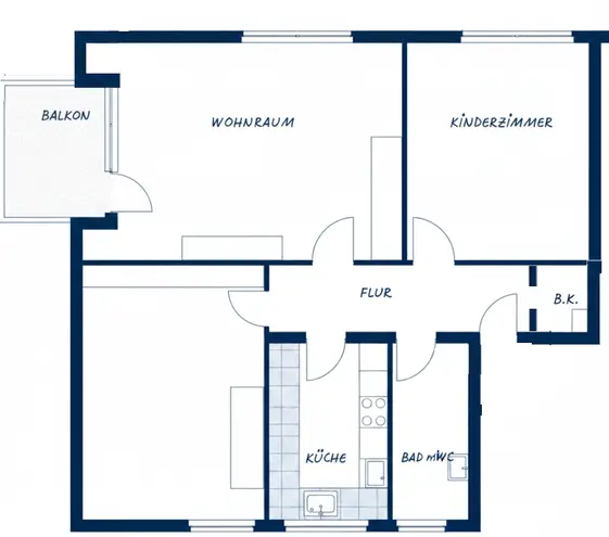 3 Zimmer Wohnung mit 71 m² in Frankfurt am Main – Bild 3