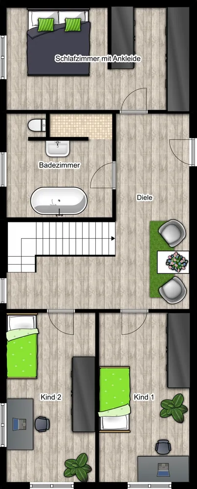 4 Zimmer Wohnung mit 153 m² in Magdeburg – Bild 3