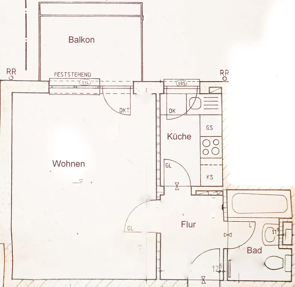 1 Zimmer Wohnung mit 38 m² in Erding – Bild 2