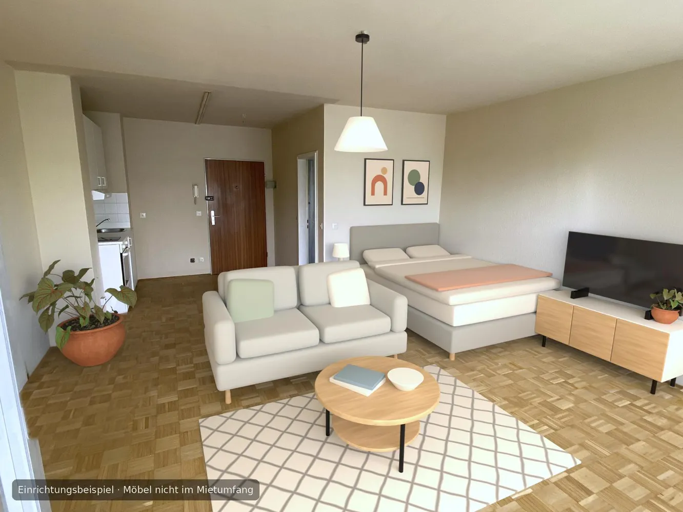 1 room apartment with 33 m² in Frankfurt am Main – Photo 2