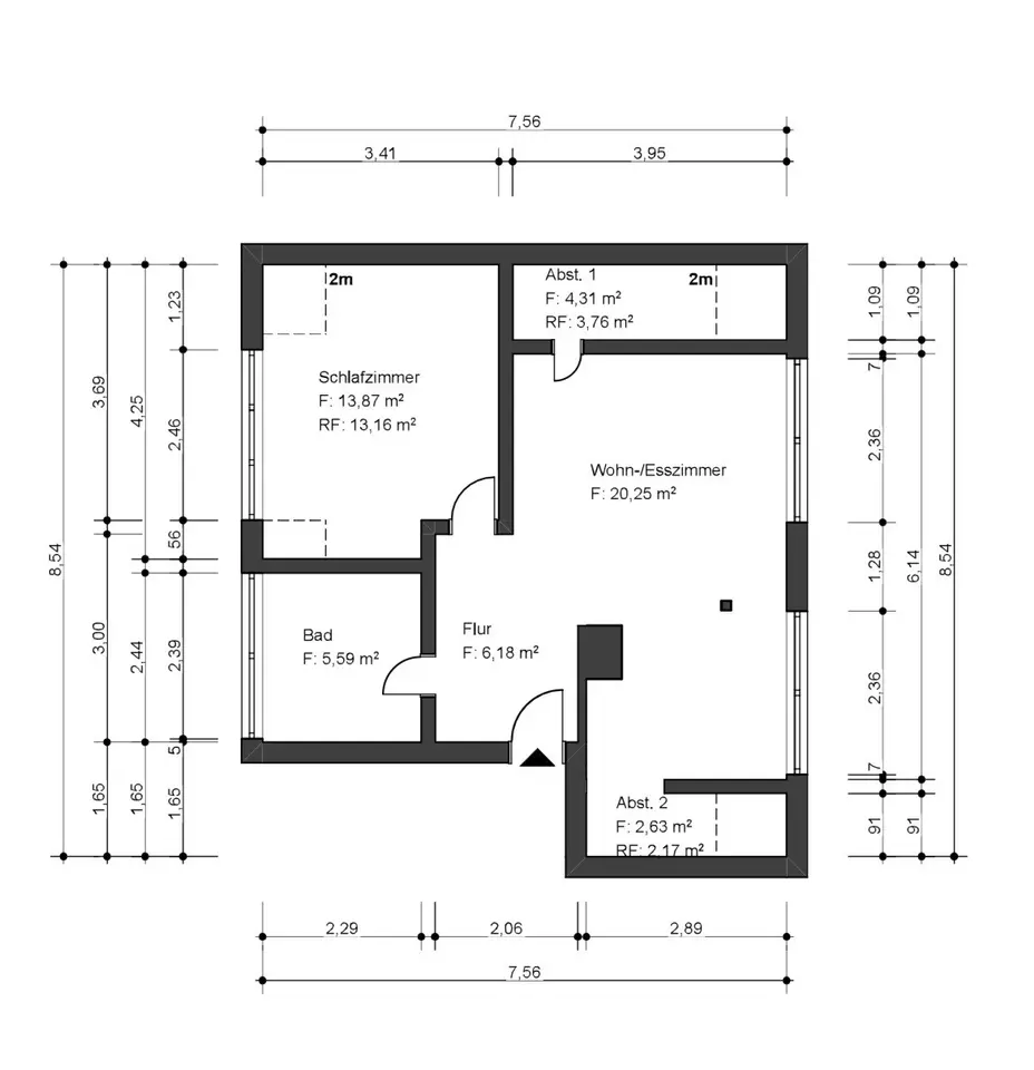 2 Zimmer Wohnung mit 51 m² in Freiburg im Breisgau – Bild 5