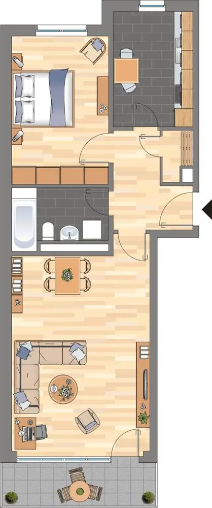 2 Zimmer Wohnung mit 66 m² in Kiel – Bild 9