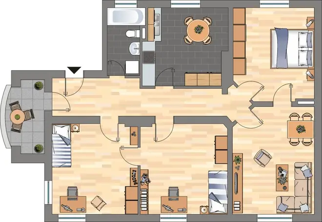 4 Zimmer Wohnung mit 100 m² in Kiel – Bild 5