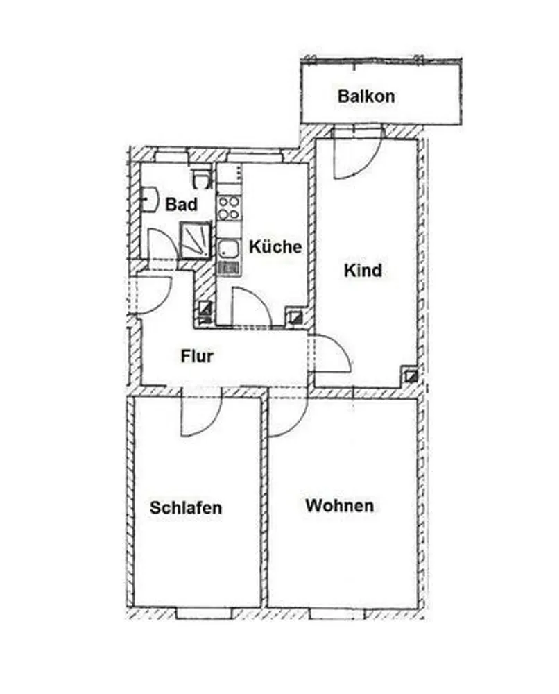 3 room apartment with 75 m² in Chemnitz – Photo 6