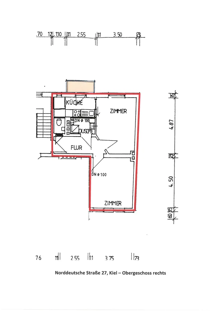 2 Zimmer Wohnung mit 48 m² in Kiel – Bild 4