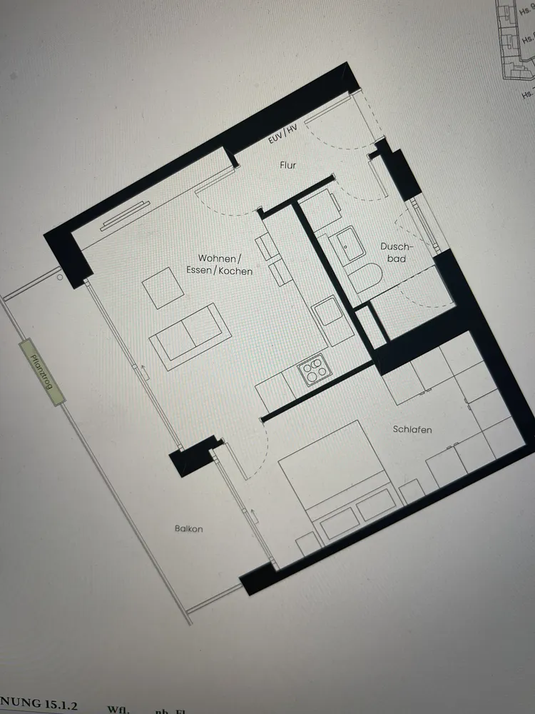 2 Zimmer Wohnung mit 49 m² in München – Bild 2