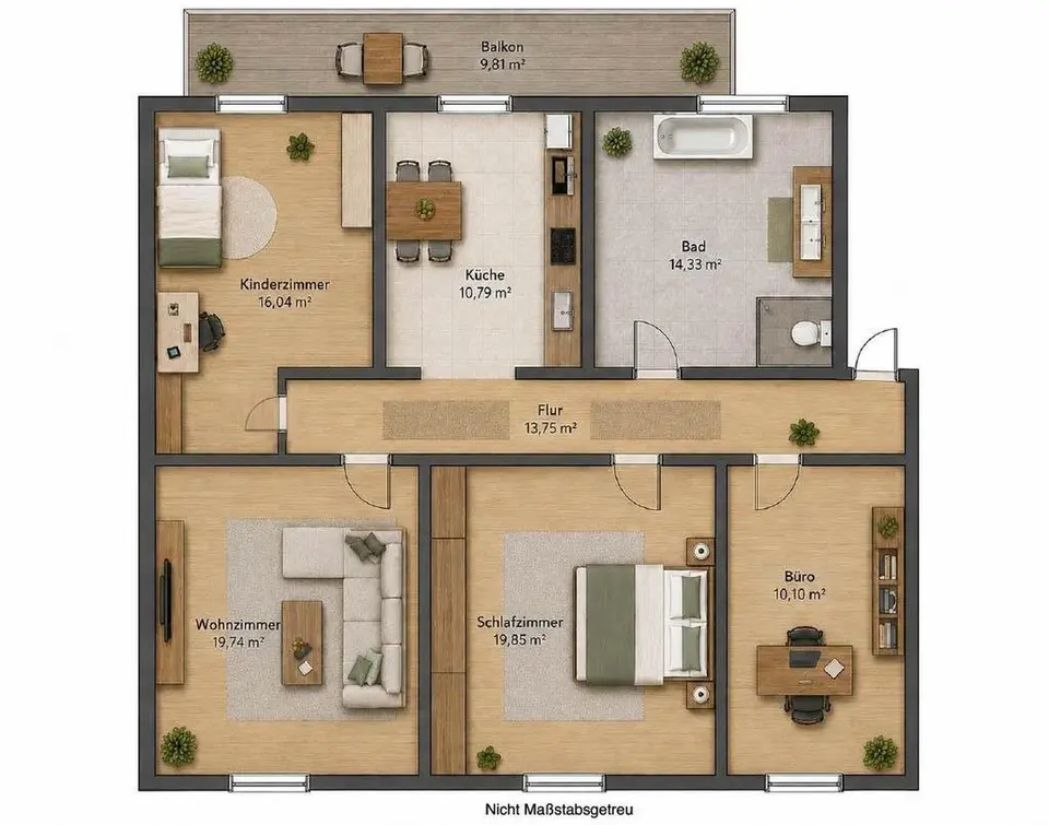 4 Zimmer Wohnung mit 112 m² in Mittweida – Bild 10