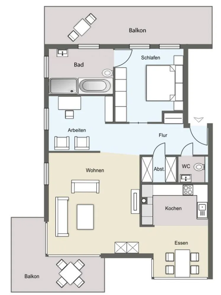3 Zimmer Wohnung mit 83 m² in Münster – Bild 10