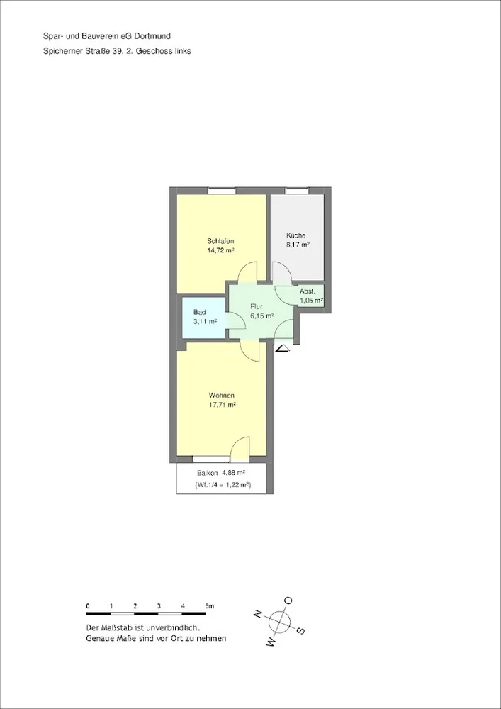 2 Zimmer Wohnung mit 51 m² in Dortmund – Bild 4