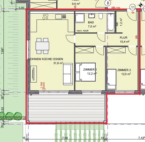 3 Zimmer Wohnung mit 85 m² in Bonn – Bild 7
