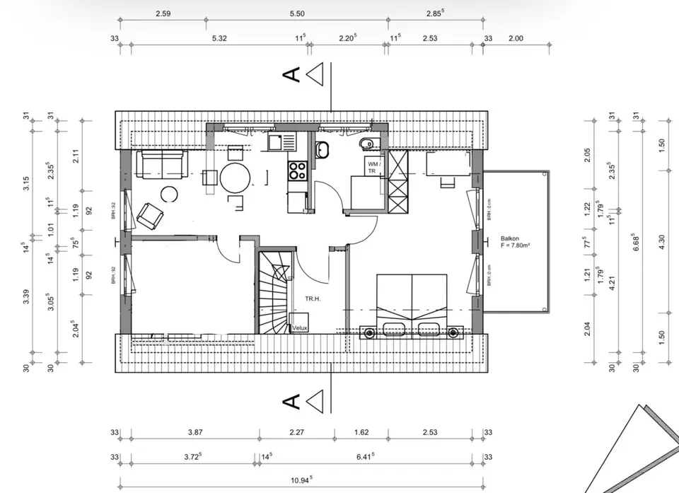 2 room apartment with 67 m² in Oldenburg – Photo 5