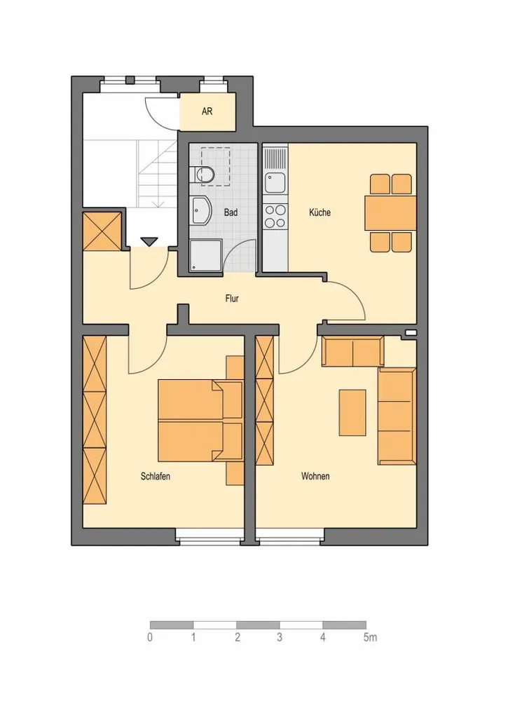 2 Zimmer Wohnung mit 57 m² in Düsseldorf – Bild 2