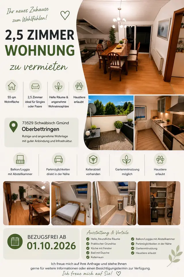 2 Zimmer Wohnung mit 50 m² in Schwäbisch Gmünd – Bild 10