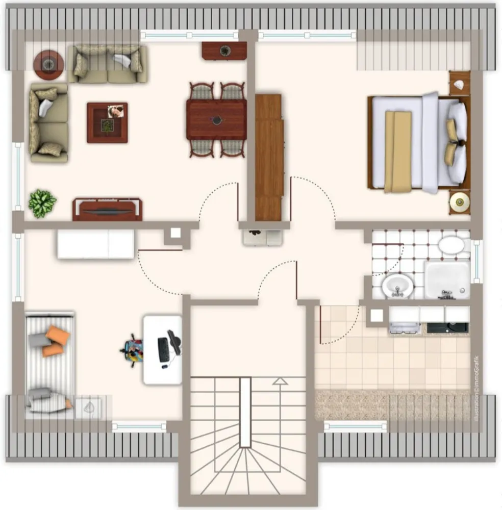 4 Zimmer Wohnung mit 62 m² in Ludwigsburg – Bild 4