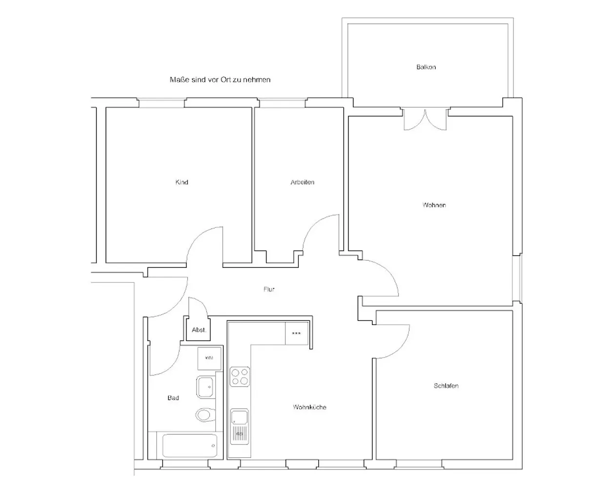 4 Zimmer Wohnung mit 90 m² in Braunschweig – Bild 2