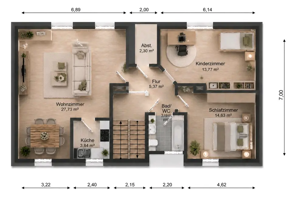 4 Zimmer Wohnung mit 105 m² in Borna – Bild 10