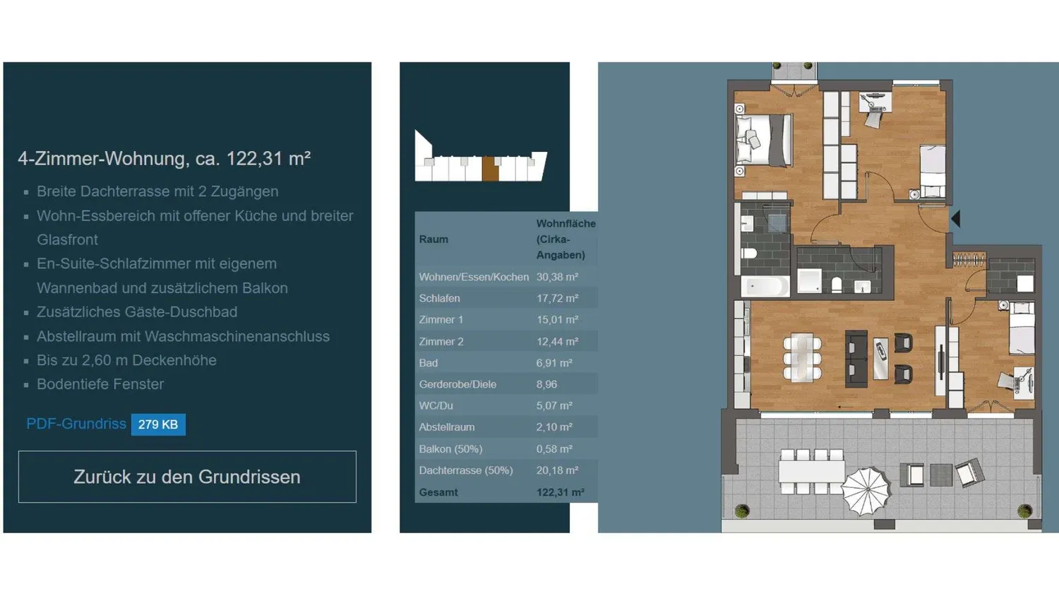 4 room apartment with 122 m² in Frankfurt am Main – Photo 7