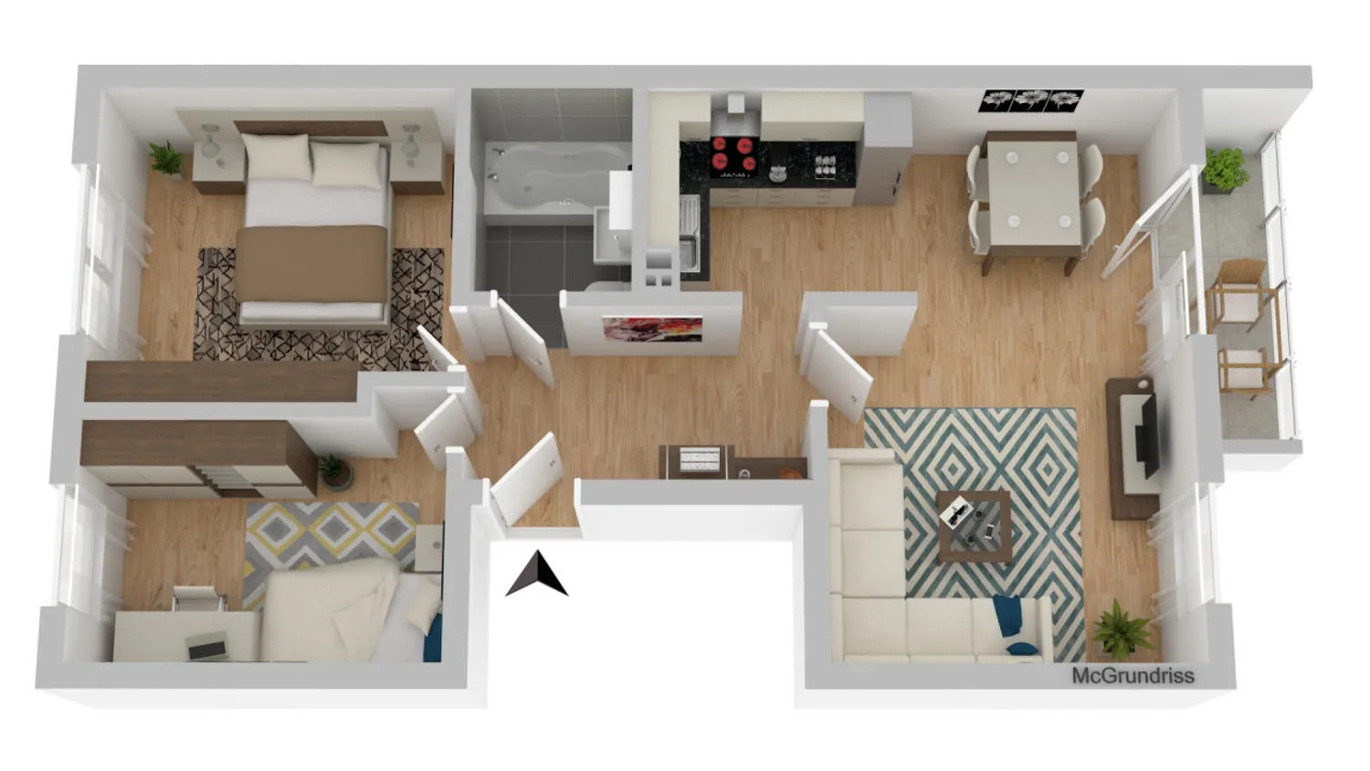 3 Zimmer Wohnung mit 54 m² in Suhl – Bild 6
