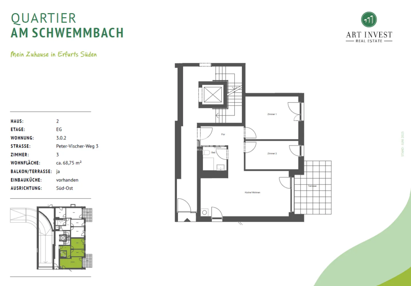 3 Zimmer Wohnung mit 69 m² in Erfurt – Bild 11