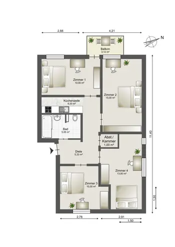 WG-Zimmer in München – Bild 5