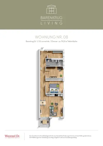 3 Zimmer Wohnung mit 79 m² in Hamburg – Bild 4