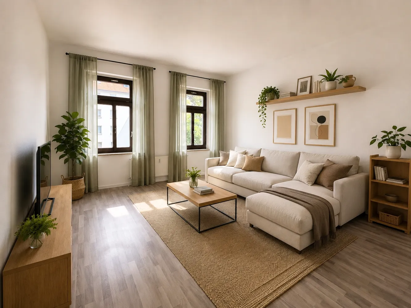 2 Zimmer Wohnung mit 60 m² in Leipzig – Bild 1