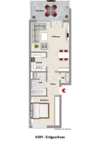 2 Zimmer Wohnung mit 58 m² in Aachen – Bild 6