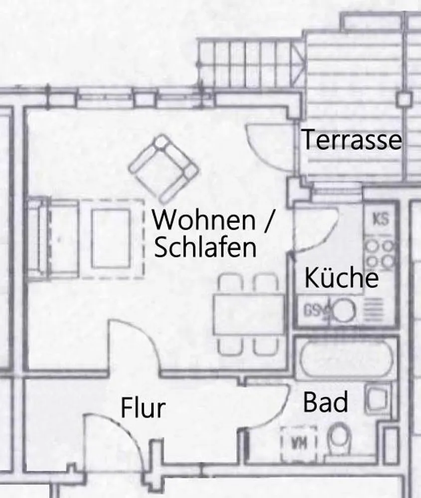 1 Zimmer Wohnung mit 37 m² in Leipzig – Bild 7