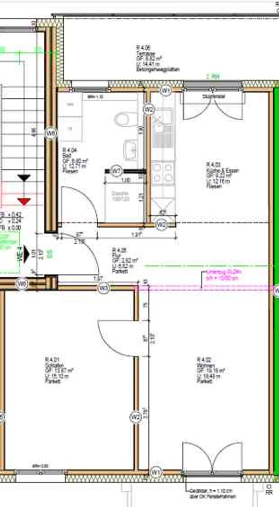 3 Zimmer Wohnung mit 54 m² in Darmstadt – Bild 5