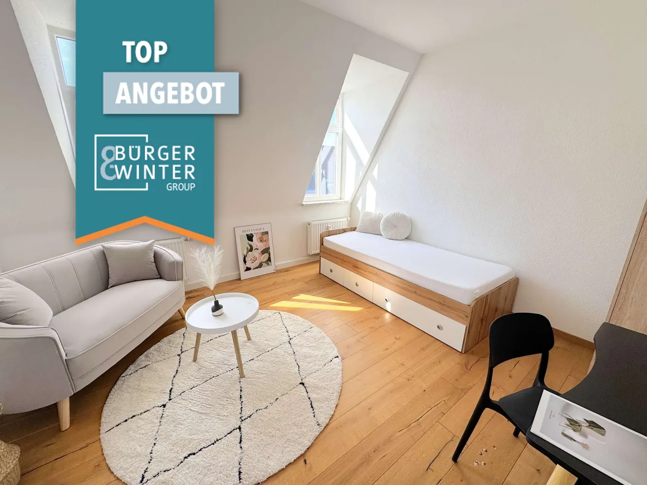 2 room apartment with 58 m² in Mannheim – Photo 2