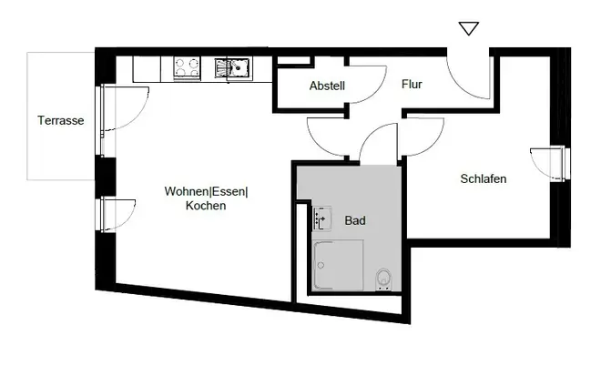 2 Zimmer Wohnung mit 50 m² in Hamburg – Bild 5