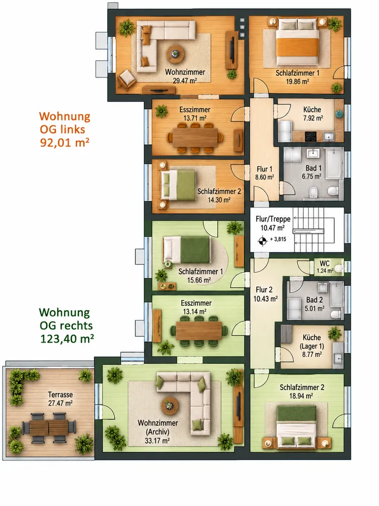 4 Zimmer Wohnung mit 110 m² in Mönchengladbach – Bild 2