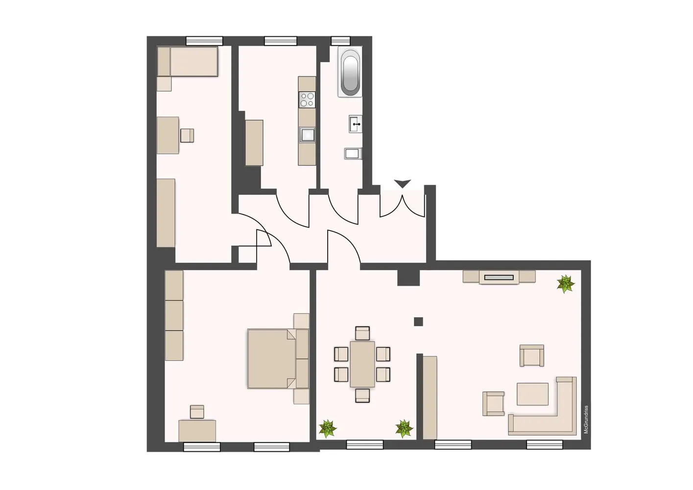 3 Zimmer Wohnung mit 95 m² in Leipzig – Bild 11