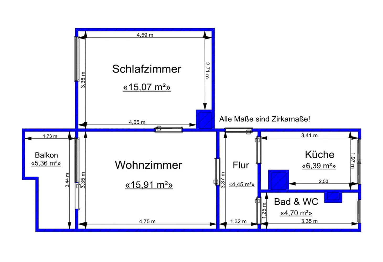 2 Zimmer Wohnung mit 49 m² in Gera – Bild 11