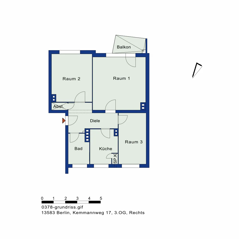3 room apartment with 65 m² in Berlin – Photo 8