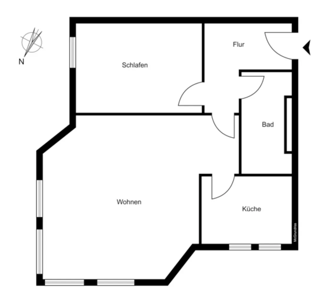 2 room apartment with 70 m² in Potsdam – Photo 10