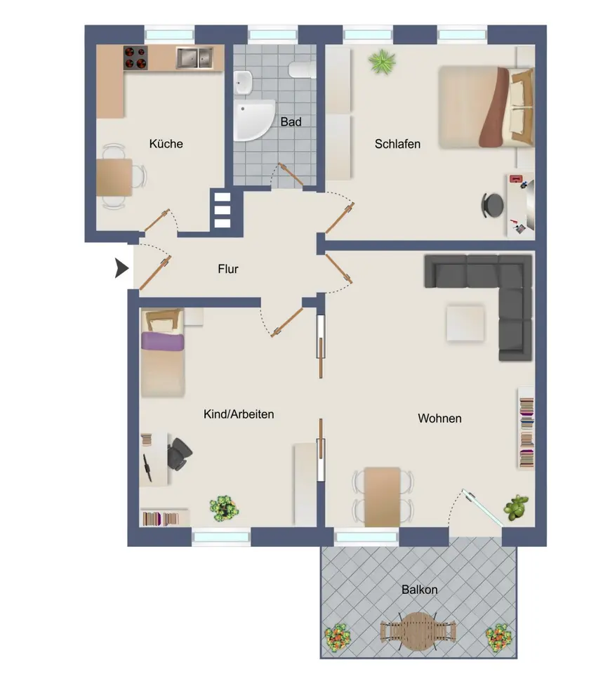 4 Zimmer Wohnung mit 101 m² in Braunschweig – Bild 10