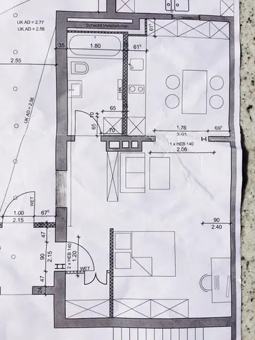1 room apartment with 50 m² in Augsburg – Photo 5