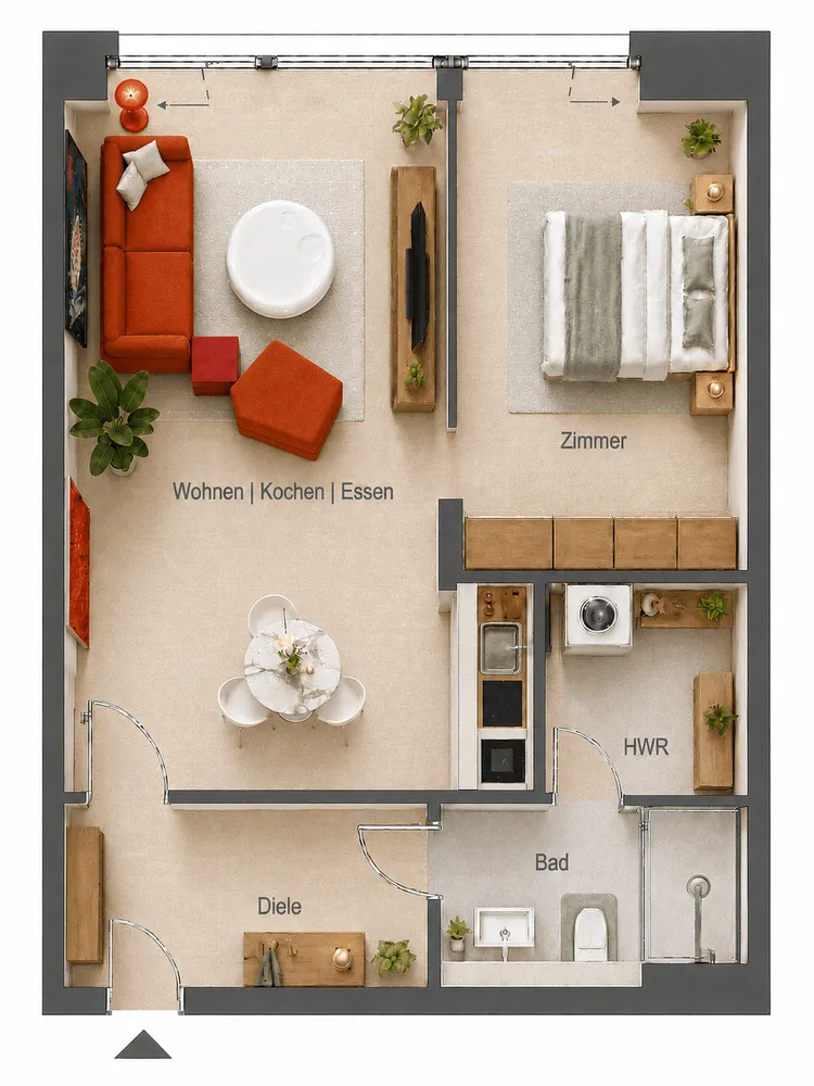 2 Zimmer Wohnung mit 43 m² in Leipzig – Bild 9