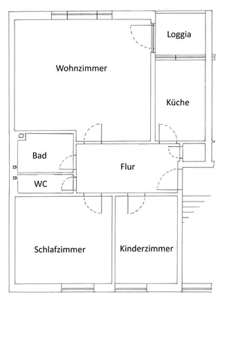 3 Zimmer Wohnung mit 80 m² in Krefeld – Bild 2
