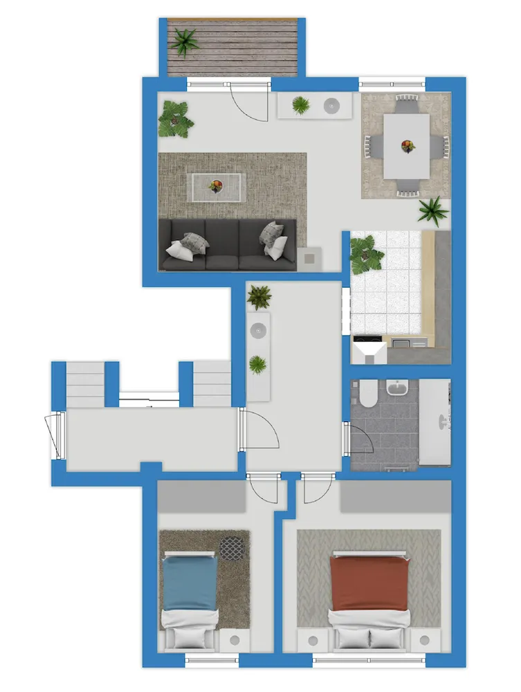 3 Zimmer Wohnung mit 56 m² in Halle (Saale) – Bild 4