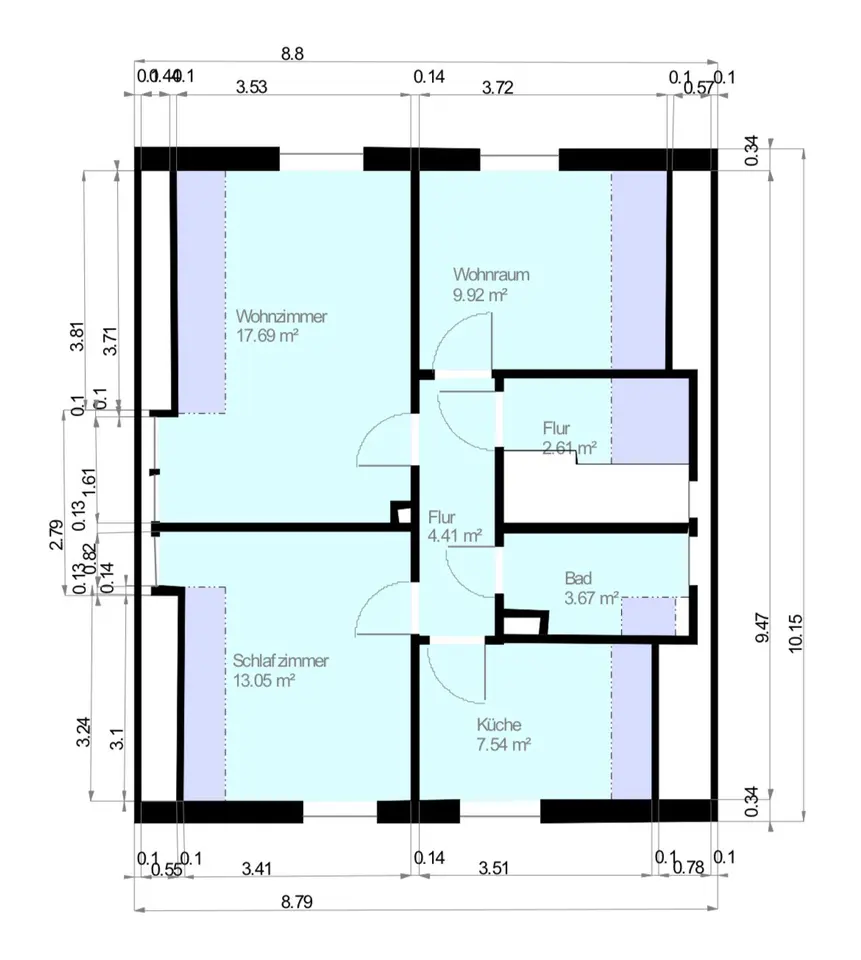 3 Zimmer Wohnung mit 77 m² in Quakenbrück – Bild 5