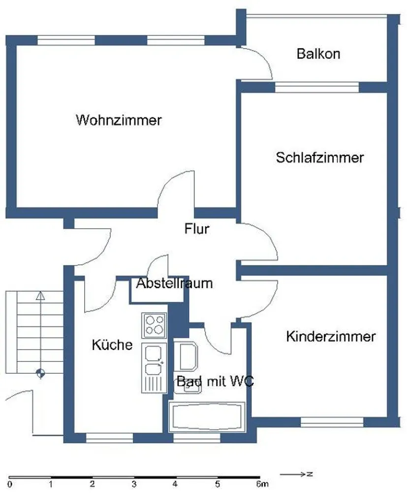 3 Zimmer Wohnung mit 66 m² in Wolfsburg – Bild 7