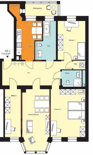 4 Zimmer Wohnung mit 114 m² in Leipzig – Bild 9