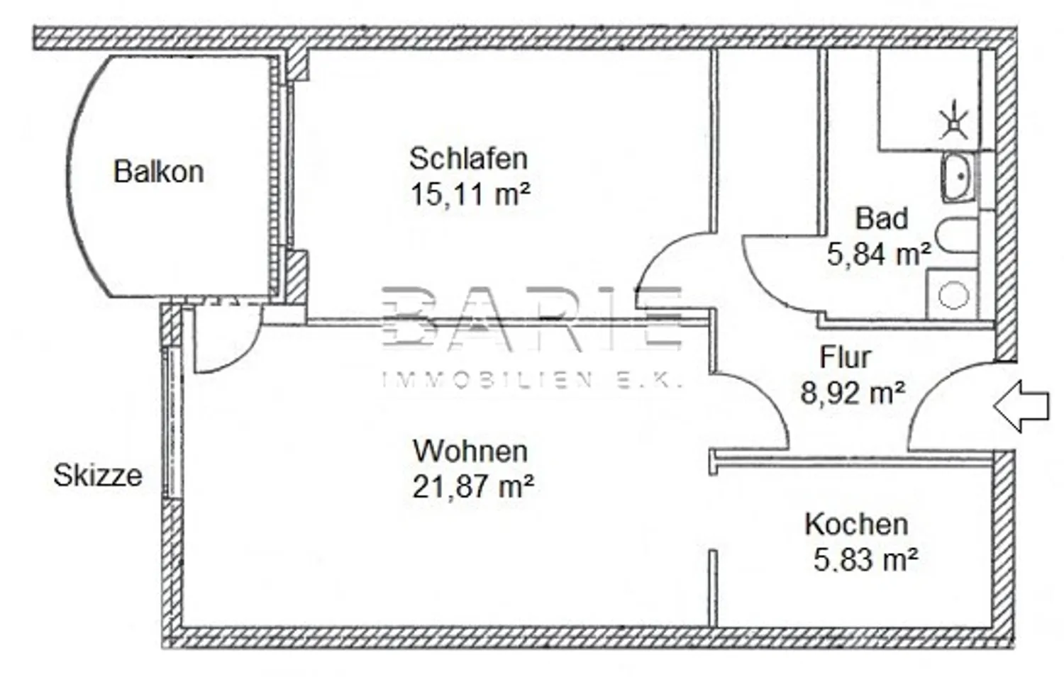 2 Zimmer Wohnung mit 61 m² in Dresden – Bild 7
