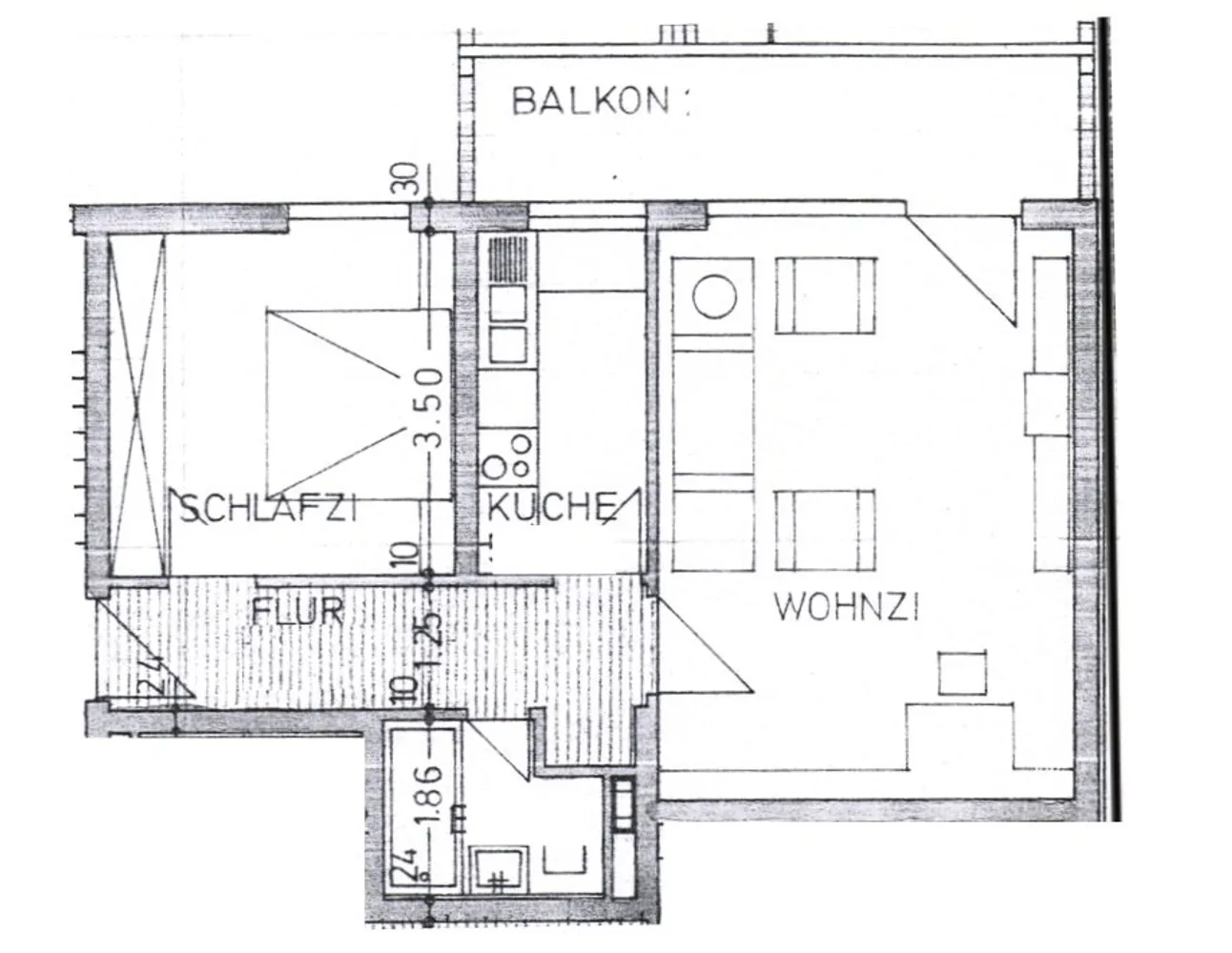 2 Zimmer Wohnung mit 60 m² in München – Bild 2