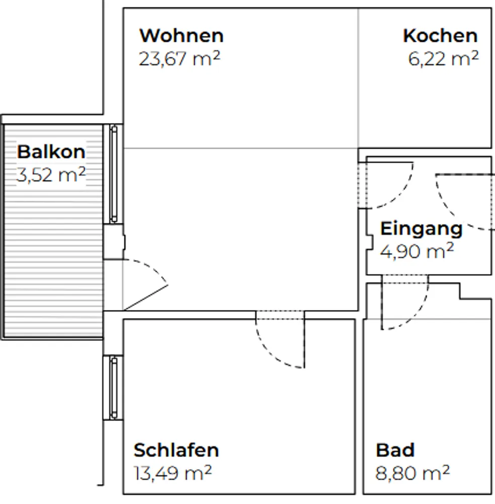 2 Zimmer Wohnung mit 61 m² in Halle (Saale) – Bild 7