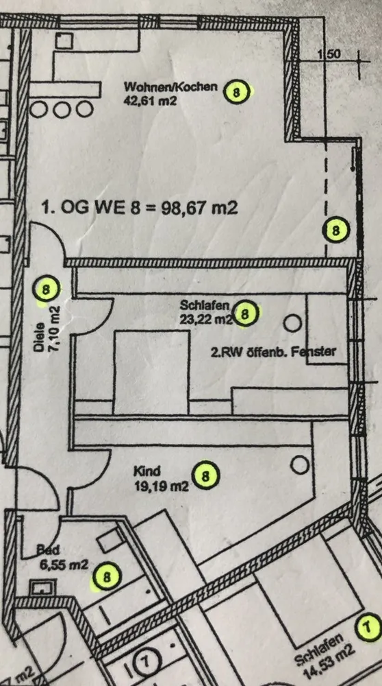 4 Zimmer Wohnung mit 98 m² in Düsseldorf – Bild 5