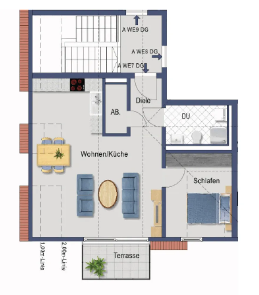 2 Zimmer Wohnung mit 58 m² in Düsseldorf – Bild 10