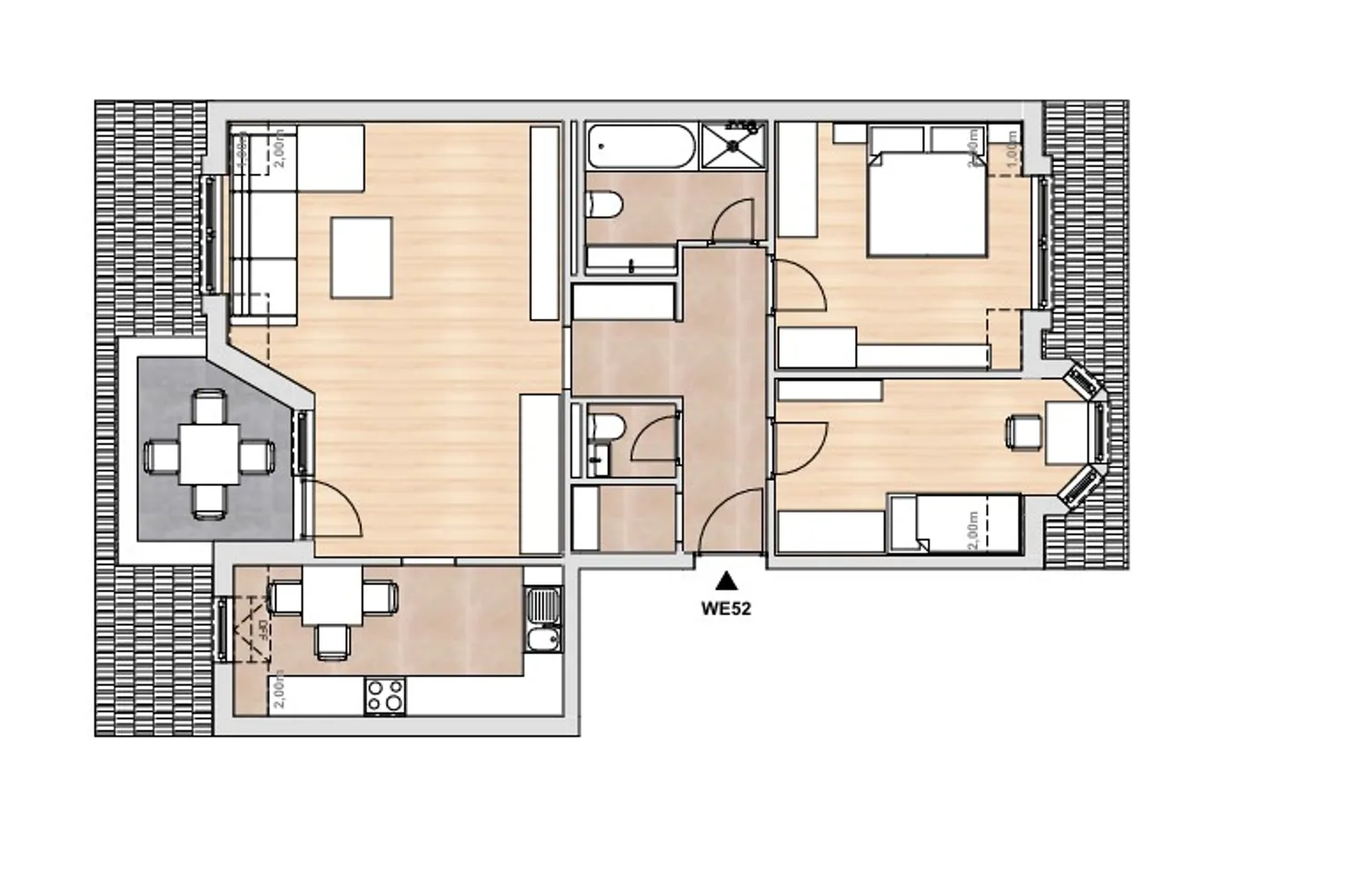 3 Zimmer Wohnung mit 83 m² in Stuttgart – Bild 2